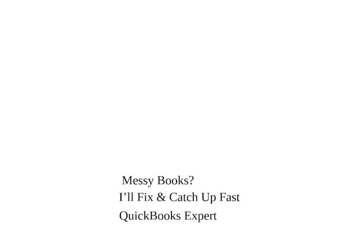 do quickbooks online cleanup and catch up bookkeeping